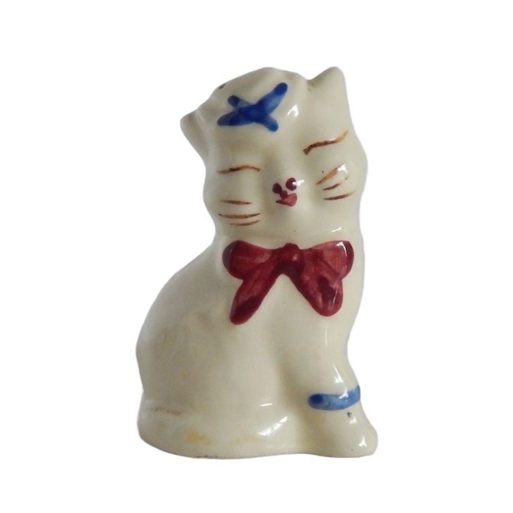 10/$25🦋 Vintage Shawnee Puss 'N Boots Salt Shaker